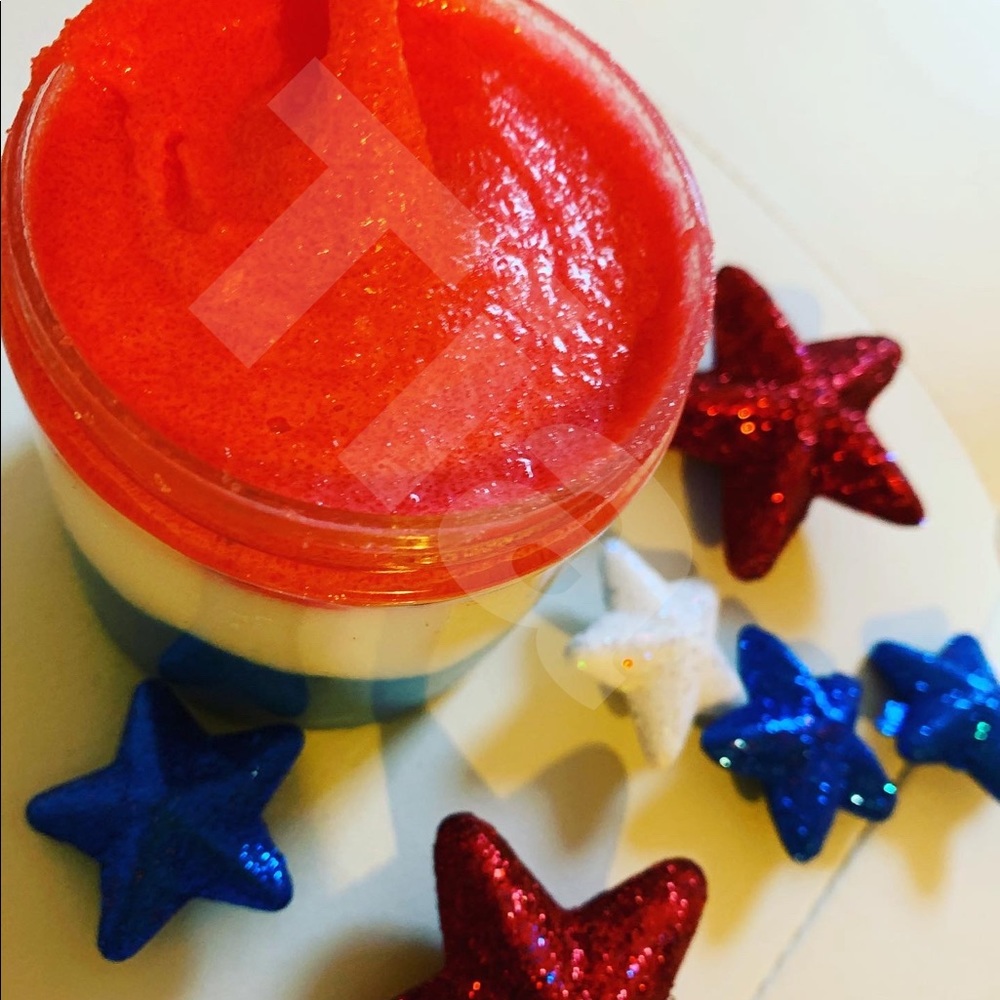 Forth of July body sugar scrub